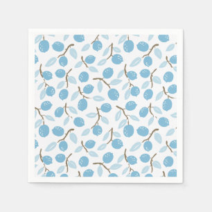 Citrus Charm Blue Pappersservett