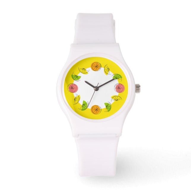 Citrus Circle Gult watch Armbandsur (Framsida)
