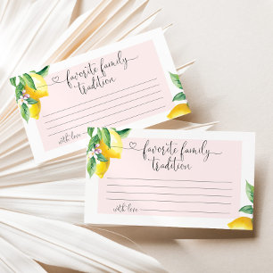 Citrus Citron-favoritfamiljetradition Tilläggskort