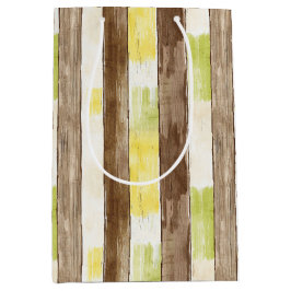 Citrus Citron Gul Lime Falskt Trä Ränder Födelseda