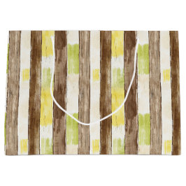 Citrus Citron Gul Lime Falskt Trä Ränder Födelseda