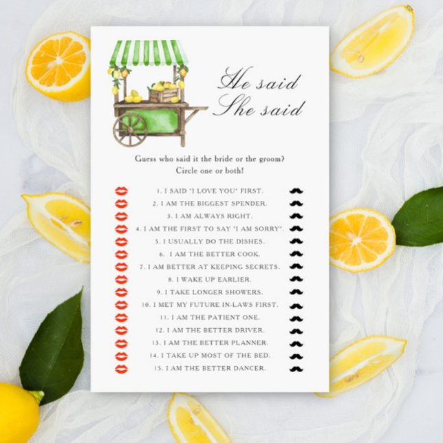 Citrus citron - Han sa att hon sa bröllopsdusch sp (Skapare uppladdad)