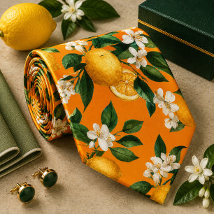 Citrus Citron mönster Slips