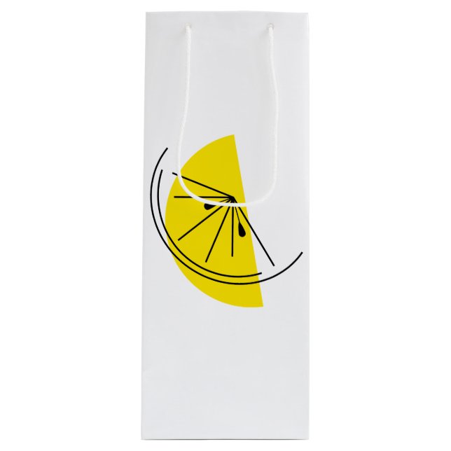 Citrus Citron presentpåse vin (Framsidan)