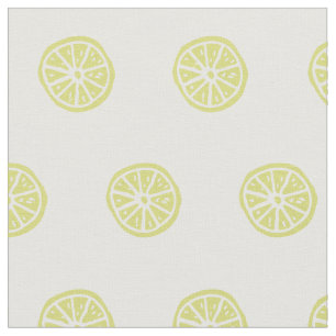 Citrus/citron utskrivavet tyg