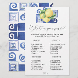 Citrus citron - Vad har du i handväskan spel