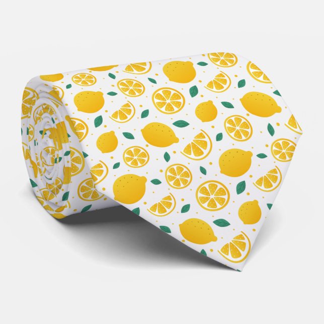 Citrus Citronmönster Slips (Rullad)