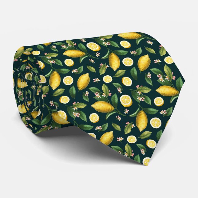 Citrus Citronmönster Slips (Rullad)