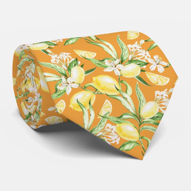 Citrus Citronmönster Slips (Rullad)