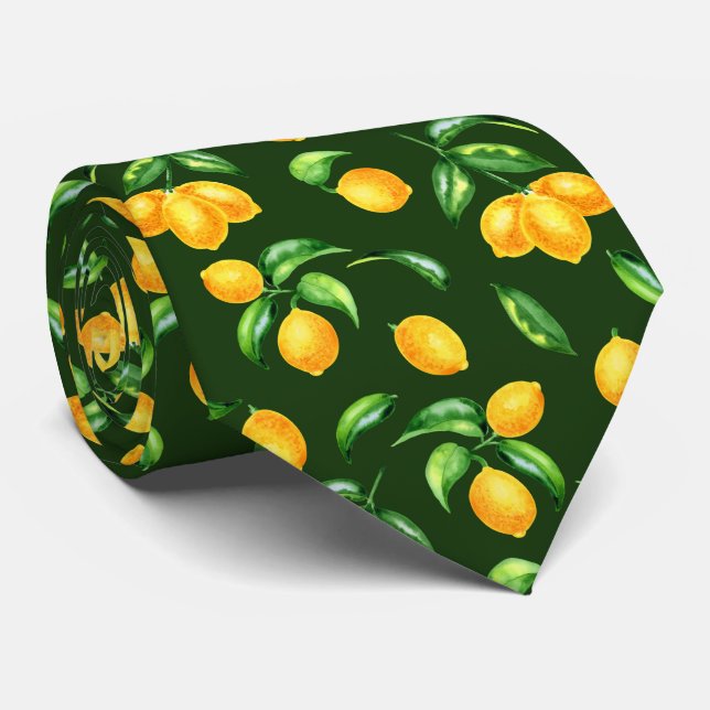 Citrus Citronmönster Slips (Rullad)