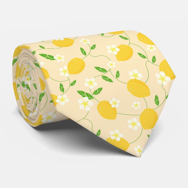 Citrus Citronmönster Slips (Rullad)