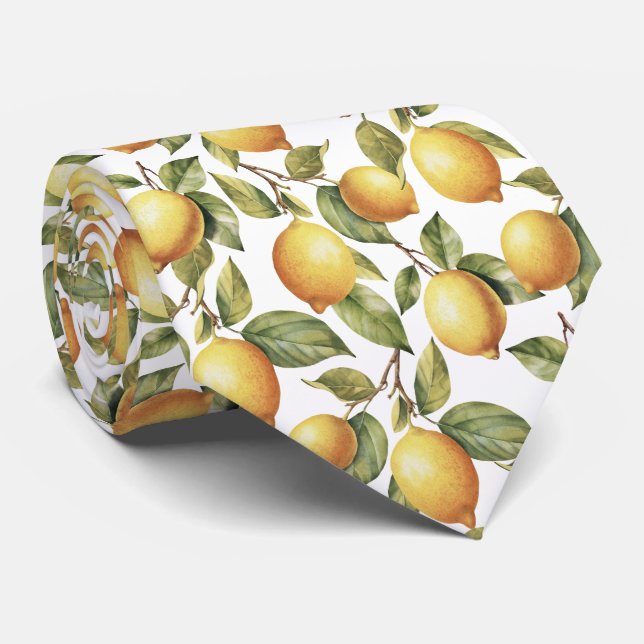 Citrus Citronmönster Slips (Rullad)