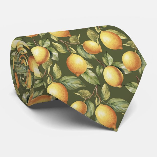 Citrus Citronmönster Slips (Rullad)