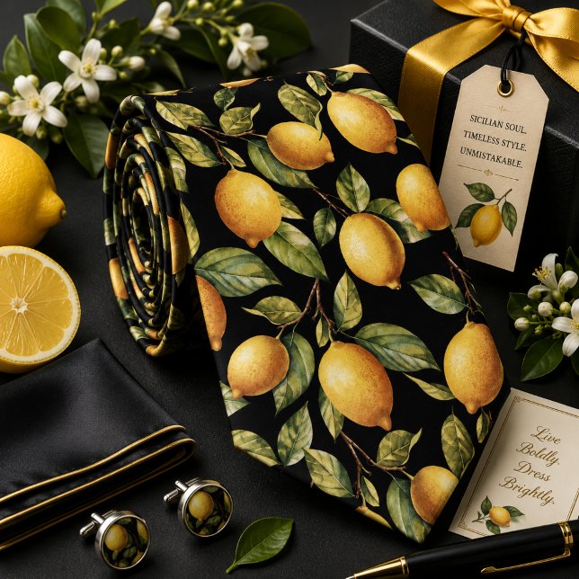 Citrus Citronmönster Slips (Skapare uppladdad)