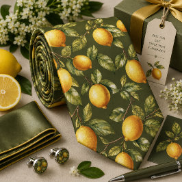 Citrus Citronmönster Slips