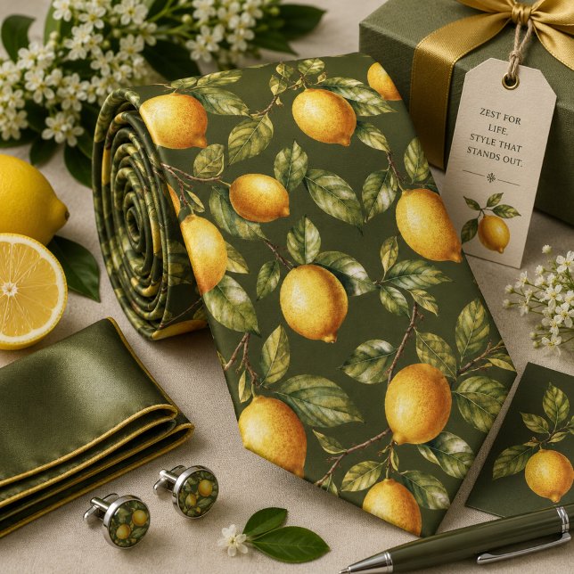 Citrus Citronmönster Slips (Skapare uppladdad)