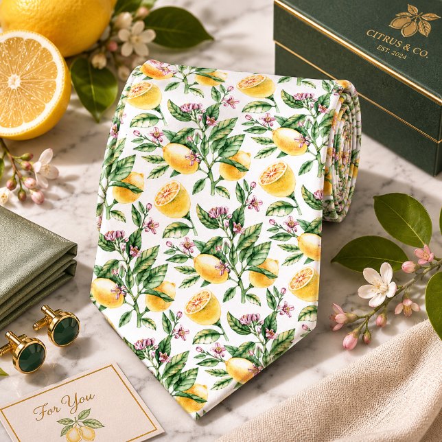 Citrus Citronmönster Slips (Skapare uppladdad)