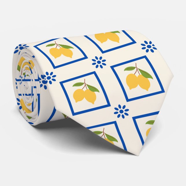 Citrus Citronmönster Slips (Rullad)