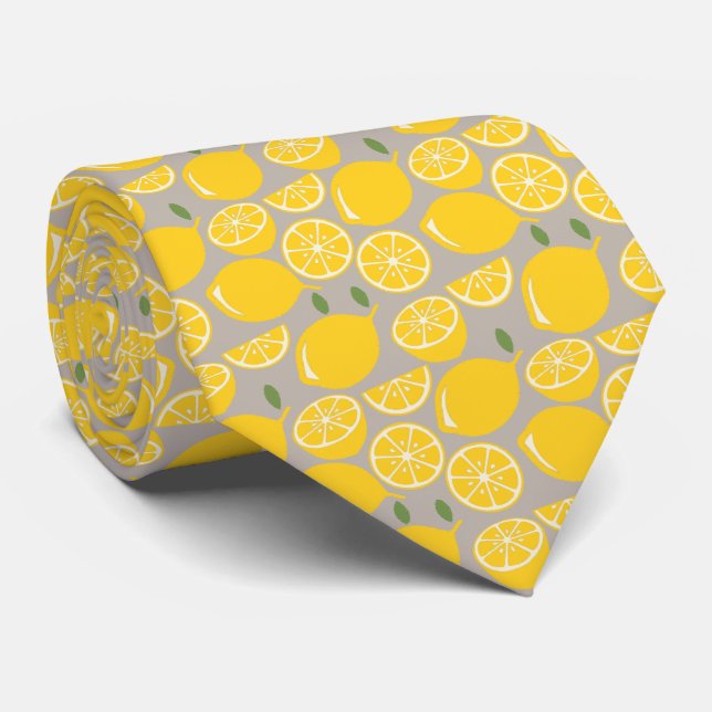 Citrus Citronmönster Slips (Rullad)