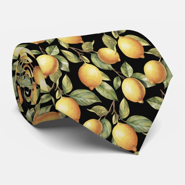 Citrus Citronmönster Slips (Rullad)