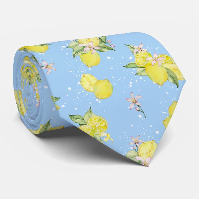 Citrus Citronmönster Slips (Rullad)