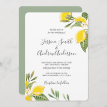 Citrus Citrus Citrus från Lemon Wedding Bohemian F