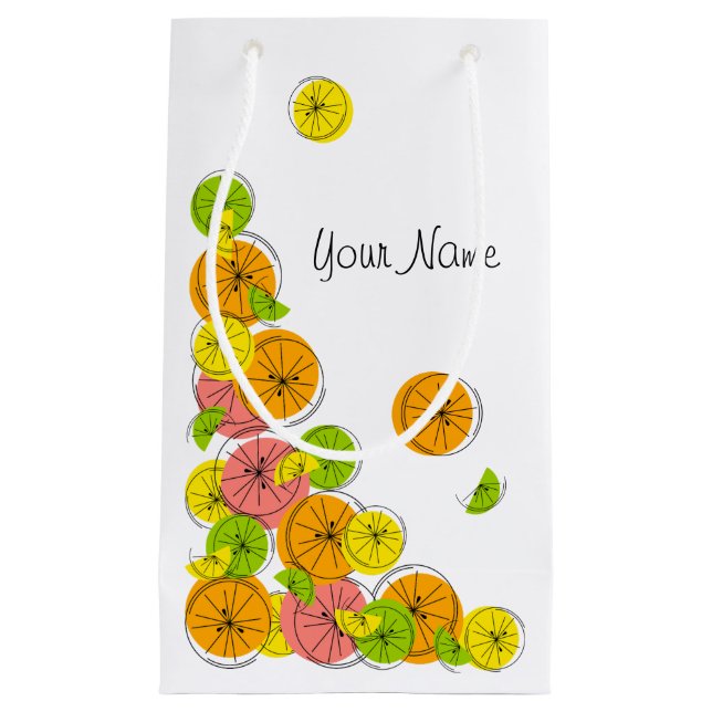 Citrus Corner Namn-presentsäck, liten (Framsidan)