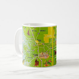 Citrus County Florida Vintage Kartmugg Kaffemugg