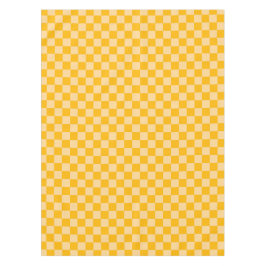 Citrus cream checkered board pattern