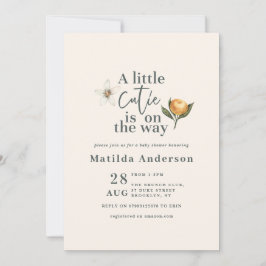 Citrus cutie botaniska typografi babydusch