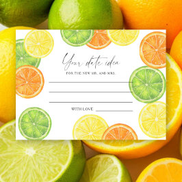 Citrus - Dej idéer \ Datum låda Tilläggskort