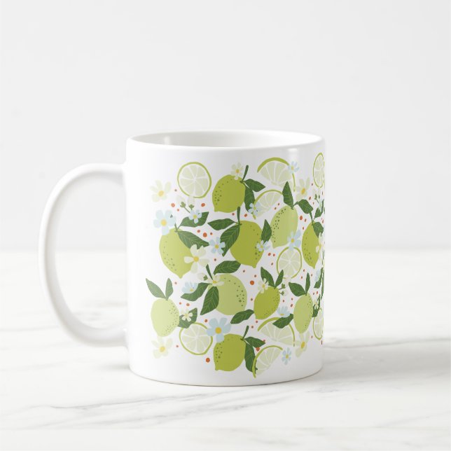 Citrus Design Ceramic Mugg (Vänster)