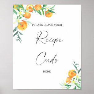 Citrus - Ditt receptkort här Poster