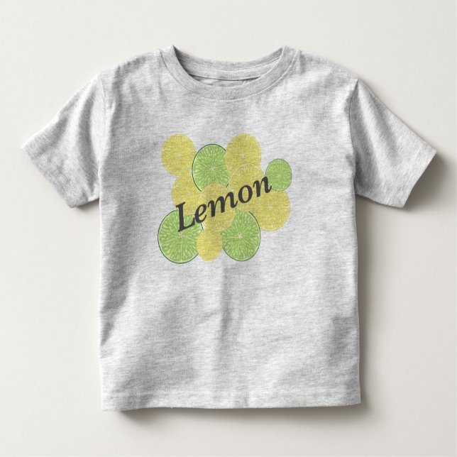 Citrus Duo, citron och citrusfrukter, färsk sommar T Shirt (Framsida)