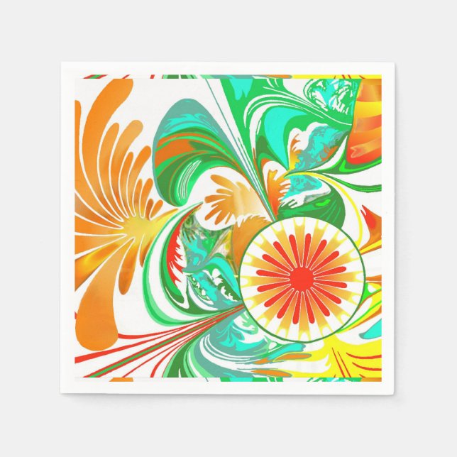 Citrus Explosion Pappersservett (Framsidan)