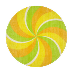Citrus färgad klubbaskärbräda