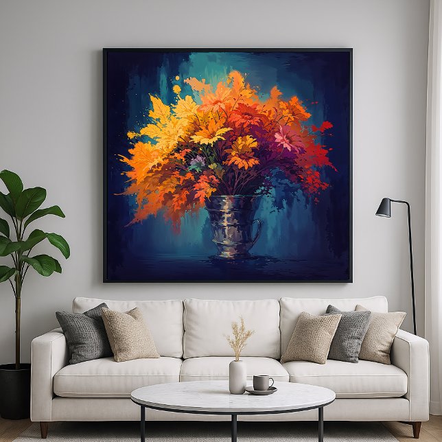 Citrus Flowers - Painterly Hello Life Art Stil Poster (Skapare uppladdad)