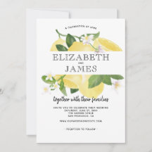 Citrus Fresh Lemon Gult, sommartid Bröllop