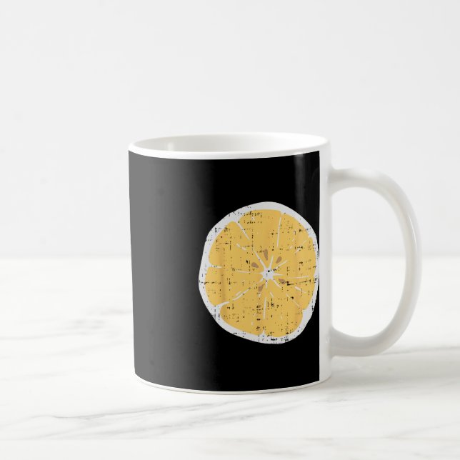 Citrus Fruit Lazy DIY Easy Halloween Cos Lemon Rol Kaffemugg (Höger)
