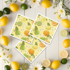 Citrus Fruit Papper Napkins Pappersservett