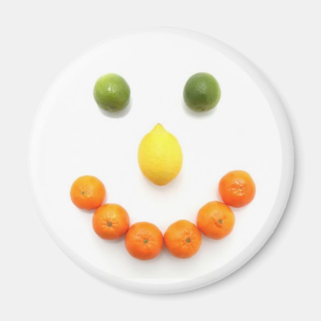 Citrus Fruit Smile Magnet (Framsidan)