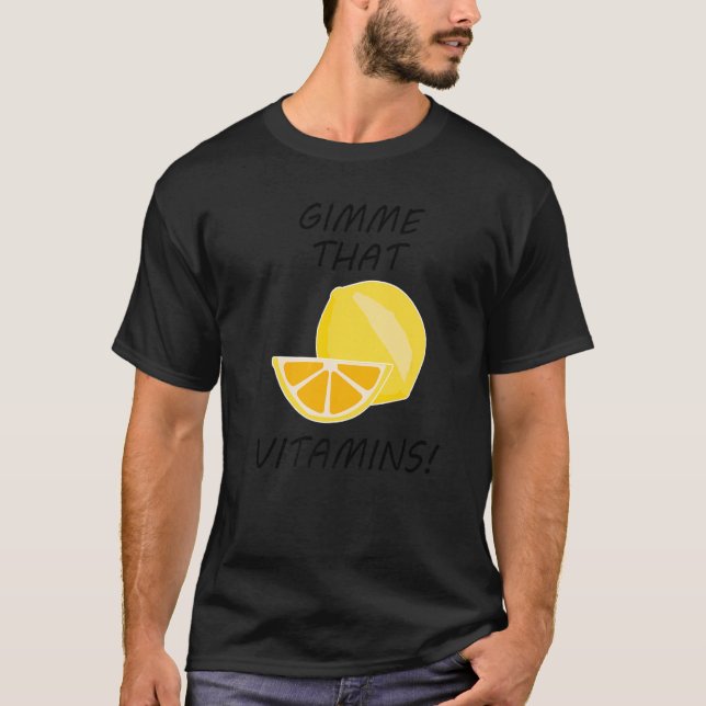Citrus Fruits Vitamins Lemonade Fruits   T Shirt (Framsida)