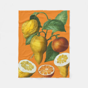 CITRUS FRUKT FLEECEFILT
