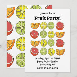 Citrus Fruktfest  Inbjudningar