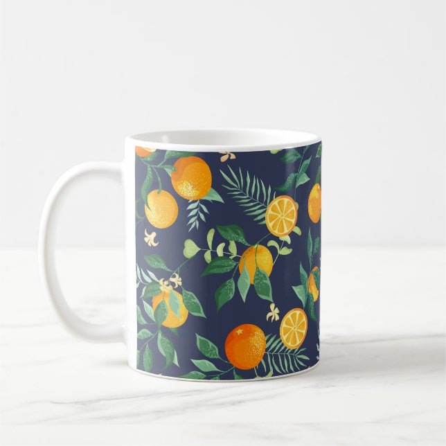 Citrus Fusion: Orangar med tropiskt mjöl Kaffemugg (Vänster)