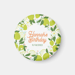 Citrus Garden Magnet - Redigerbar textdesign