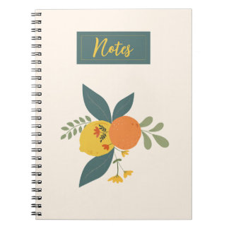 Citrus Garden Notebook Anteckningsbok