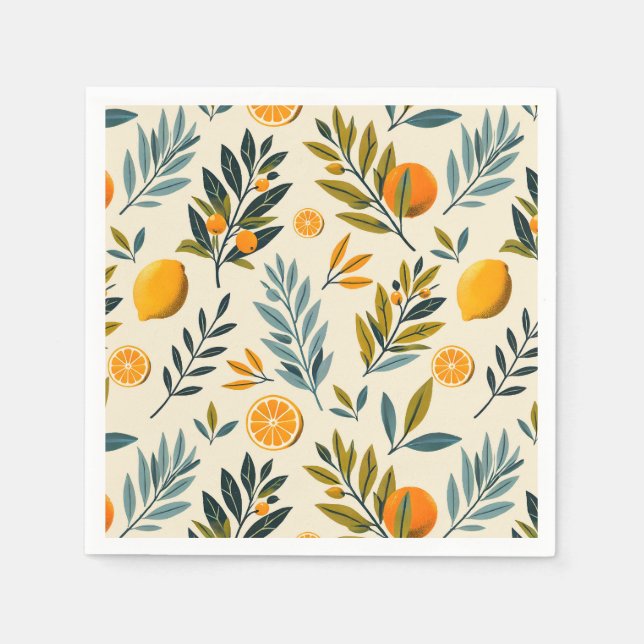 Citrus Garden Pappersservett (Framsidan)