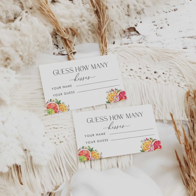 Citrus gissar hur många Kisses-Möhippa-spel Tilläggskort (Skapare uppladdad)