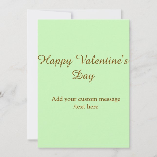 Citrus green brown happy Valentine's day simple  (Framsida)